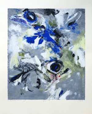 Charlotte Molenkamp - Zeefdruk: 'Vogel en Vis' verkocht voor € 85!