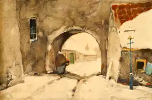 Ype Wenning - De winterpoort, 1891 vendu pour 1€ !