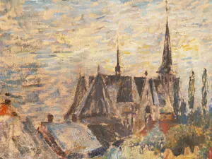 Kees Bastiaans - Dorpsgezicht Sint Anthonis (Noord-Brabant) kopen? Bied vanaf 1000!