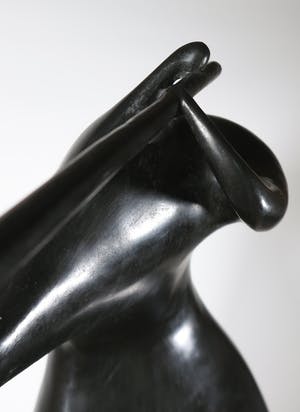 Jean-Louis Toutain - Levensgroot bronzen beeld, Chanson d'Amour (Zeer groot!) kopen? Bied vanaf 5000!