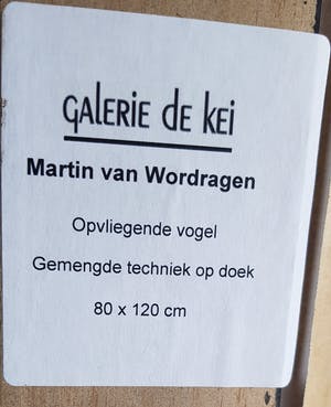 Martin van Wordragen - Een van zijn betere werken, mooi kleurenspel EN GROOT! kopen? Bied vanaf 295!