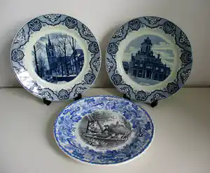 Societe Ceramique - 3 oude (wand) borden kaufen? Bieten Sie von 50!