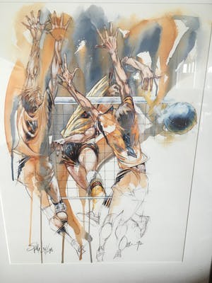 Ortho Owen - Kleurenlitho ‘Spike’ kopen? Bied vanaf 40!