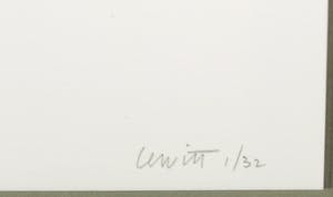 Sol LeWitt - Zeefdruk uit de serie 'Five Geometric Figures in Five Colors' - Ingelijst kopen? Bied vanaf 1!