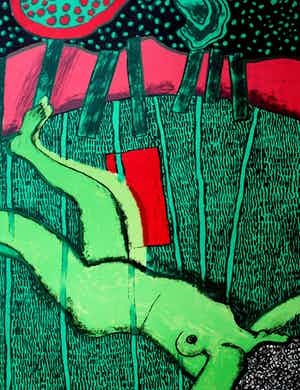 Corneille - Litho: Le tapis rouge - 1973 verkocht voor € 395!