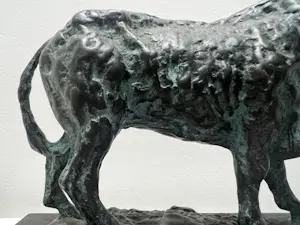 Brons (Onbekend) - bronzen sculptuur | 'Stier' kopen? Bied vanaf 1!