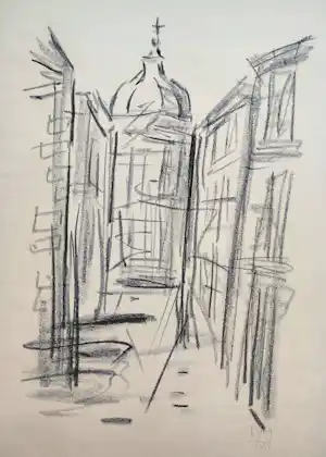 Andre van der Vossen - Roma, tekening verkauft für € 40!