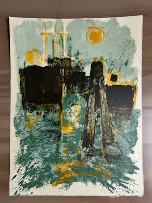 Maurice Elie Sarthou - Lithographie originale illustrant les écrits d'Arthur Rimbaud kaufen? Bieten Sie von 85!