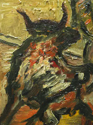 Joaquím Sunyer Miro - Olieverf op doek , De stier – Ingelijst kopen? Bied vanaf 1!