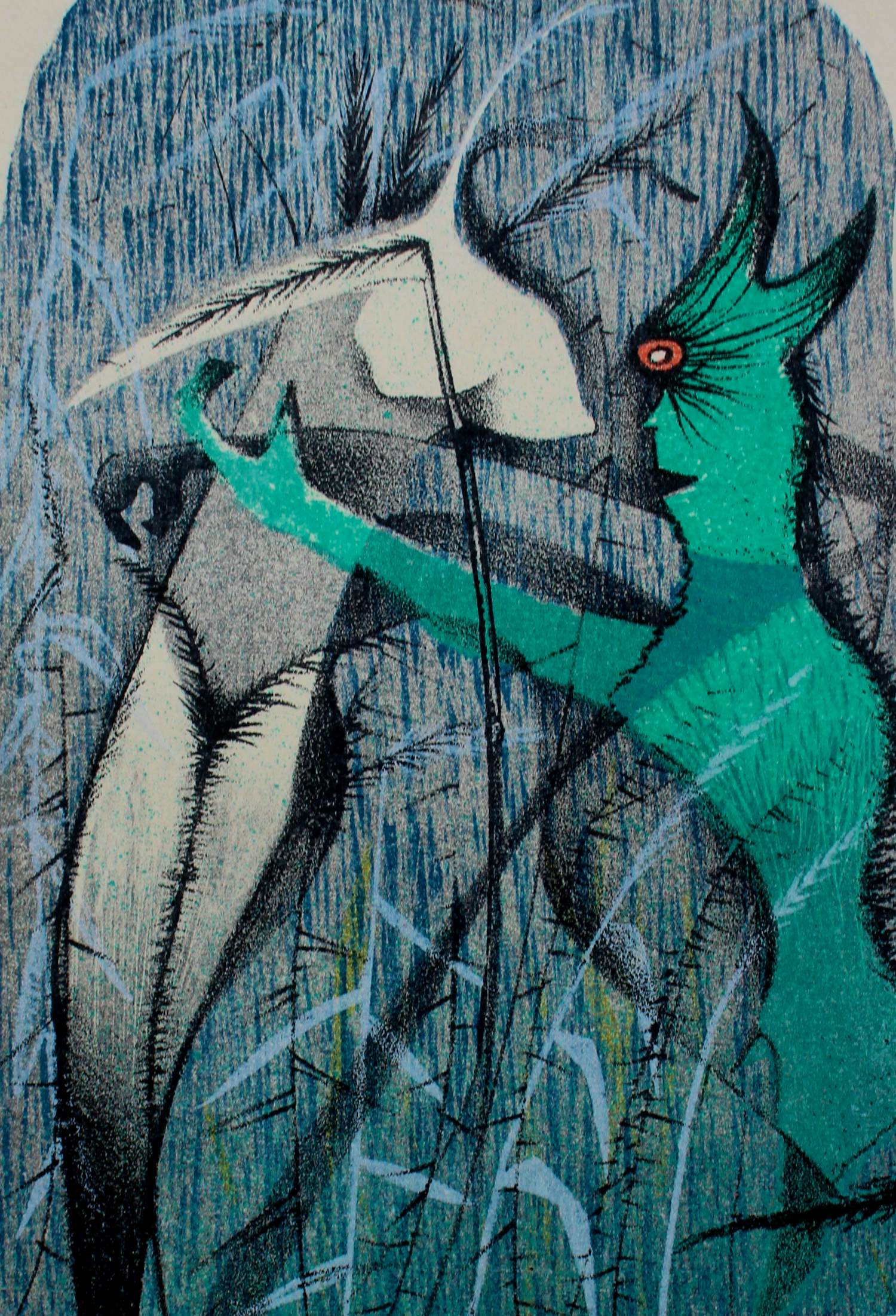 Harry van Kruiningen - Kleuren litho: Metamorphosen - 1952 kopen? Bied vanaf 55!