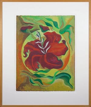 Jan van Delft - Morning Glory - Groot - Nieuwstaat - Houten Barth-lijst - Nieuwwaarde €710,- kopen? Bied vanaf 1!