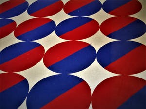 Rob Schotman - Intrigerend jaren 60 PoP Art Litho - variaties op een cirkel - gesigneerd kopen? Bied vanaf 10!