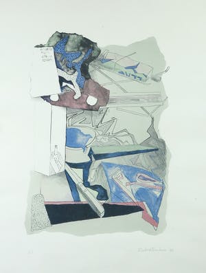 Eveline Franken - Litho, Zonder titel - Ingelijst kopen? Bied vanaf 1!