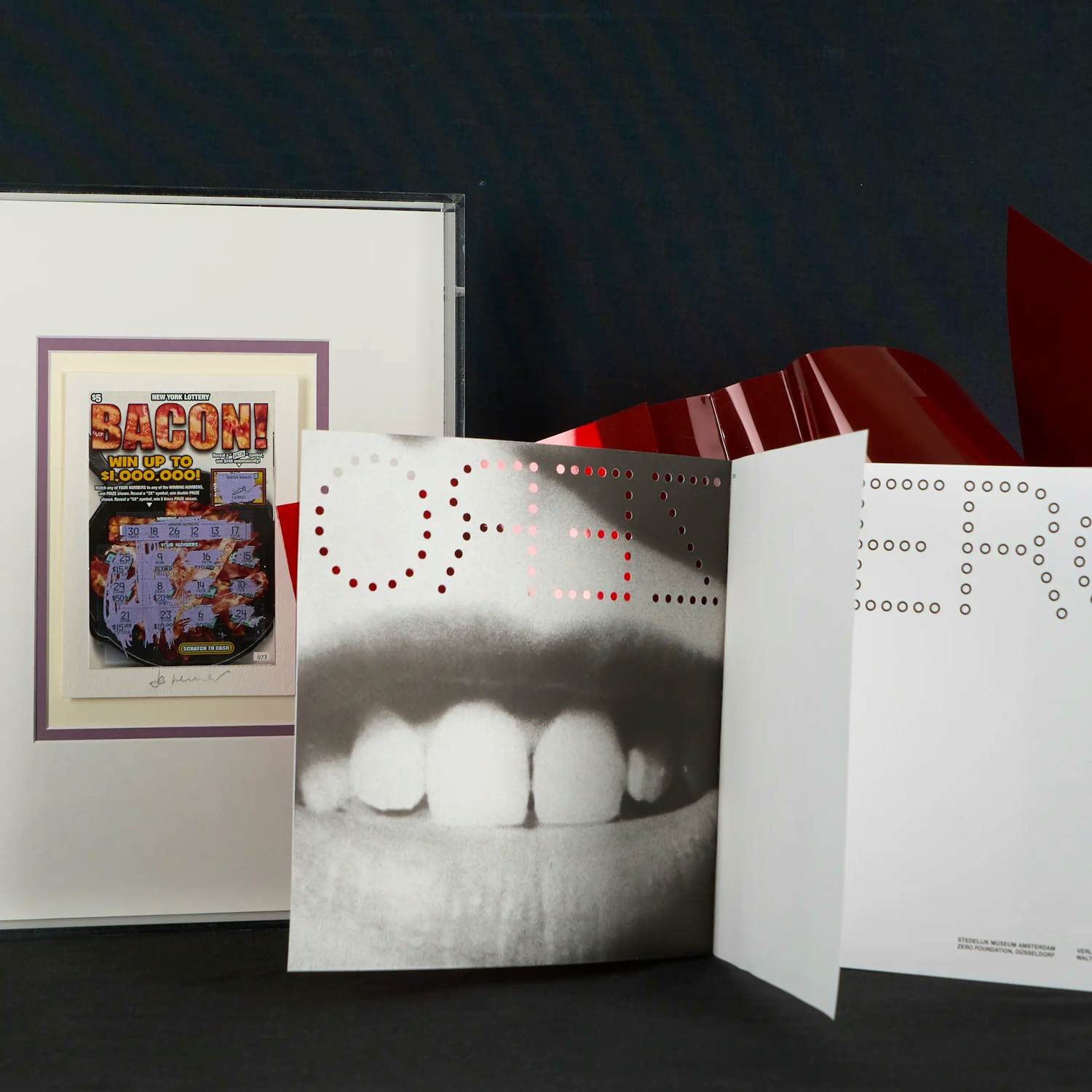 Jan Henderikse - Unieke Collage - Lottery Card in showcase + Art Book : ZERO kopen? Bied vanaf 290!