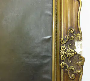 Niet of onleesbaar gesigneerd - Olieverf op doek, Bloemstilleven met beeld - Ingelijst (Zeer Groot) kopen? Bied vanaf 1!