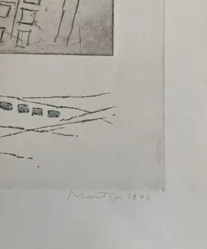 Jan Montyn - “Les Montagnettes” kleuren ets kopen? Bied vanaf 95!