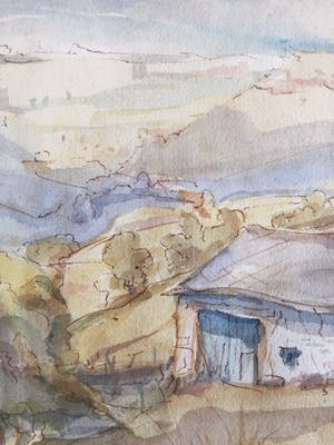 Marcel Hastir - "Huisjes in Frans Landschap" kopen? Bied vanaf 25!