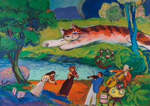 Michael Leu - Lithografie, Zonder titel - Ingelijst (Groot) kopen? Bied vanaf 75!