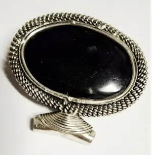 Buy Nieuwe prachtige zilveren hanger met grote Amethist? Bid from 67!
