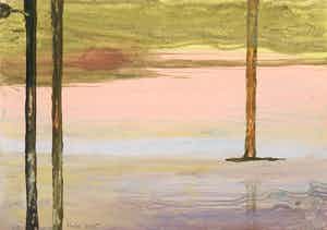 Heske de Vries - Gemengde techniek op papier, Zonder titel verkocht voor € 100!