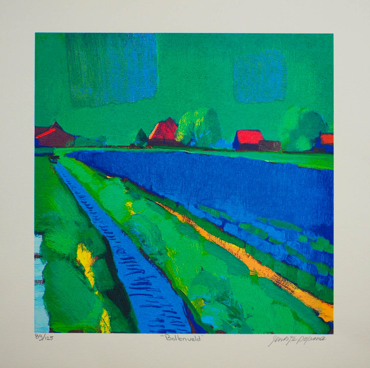 Jentsje Popma - Bollenveld verkocht voor € 100!