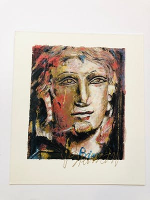 Gerti Bierenbroodspot - portret 'him' kopen? Bied vanaf 85!