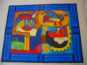 Clemens Briels - Zeefdruk. Snoring like dinosaurs at C. de C. kopen? Bied vanaf 90!