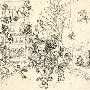 Hans Kuyt - ets - Belcampo – Het Grote Gebeuren 7 - 1967 - 19478 kopen? Bied vanaf 75!