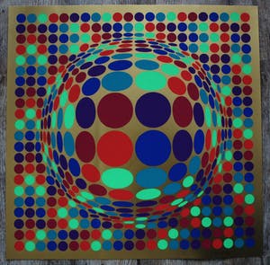 Victor Vasarely - Zeefdruk kopen? Bied vanaf 100!