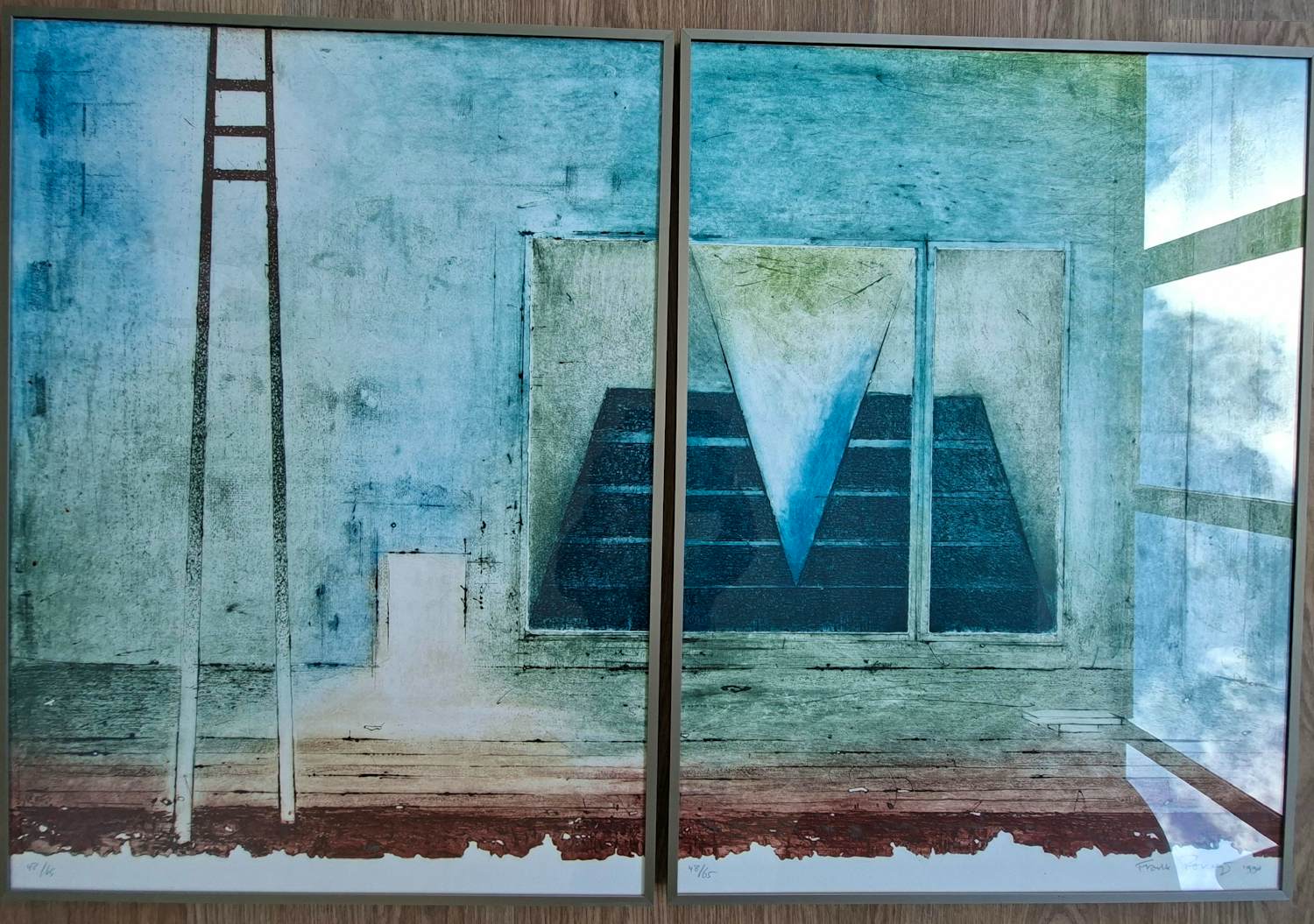 Frank Porcelijn - Kleurets Tweeluik Fata Morgana kopen? Bied vanaf 100!