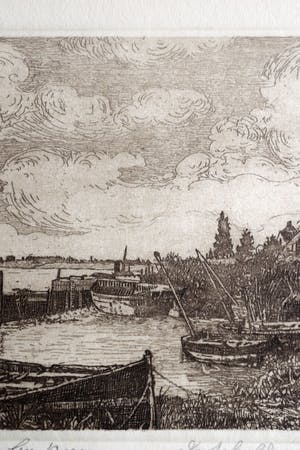 Henri De Budt - Ets - Sint Amands bij Puurs - De Schelde kopen? Bied vanaf 30!