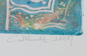 Chabab Tayefeh Mohajer - Gemengde druktechniek, Lot van 11 abstracte composities + boek kaufen? Bieten Sie von 300!