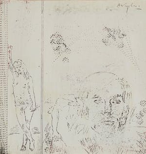 Ad Snijders - Andy Warhol III - 1976 - verf en zeefdruk op papier - BKR Eindhoven kopen? Bied vanaf 20!