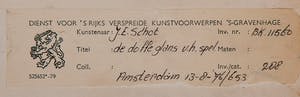 Jacob Schot - De doffe glans van het spel - 1976 - aquarel op papier kopen? Bied vanaf 20!
