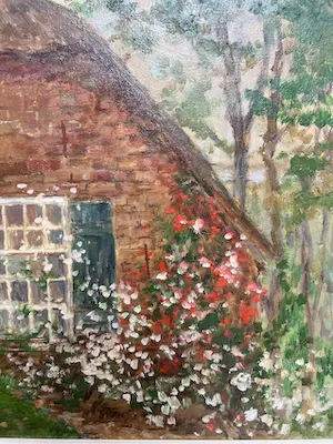 Reijer Murman - Boerderij Waalbandijk Hellouw - Olieverf Schilderij kopen? Bied vanaf 50!