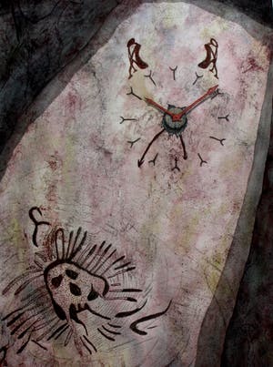 Hans Kersten - Gemengde techniek: Twee tyden - 1980 kopen? Bied vanaf 55!