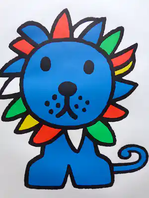 Dick Bruna - EUROPALIA 71. HOLLAND / KLEURLITHO / AFFICHE / 65x45cm verkauft für € 20!