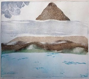 Manon Terheggen - 4 kleuren ets - Vanuit Umesawa Japan kopen? Bied vanaf 1!