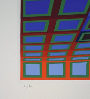 Victor Vasarely - Papillon, zeefdruk (groot) kopen? Bied vanaf 750!