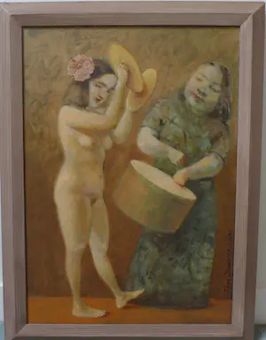 Theo Daamen - Schilderij, Slagwerk III Olieverf op paneel uit 1991 kaufen? Bieten Sie von 400!