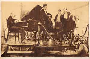 Harrie Kuyten - Orkestgezelschap uit de jaren 20 van de vorige eeuw. verkocht voor € 75!