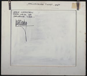 Jack Harden - Gemengde techniek op board, Paludische twist - Ingelijst kopen? Bied vanaf 1!