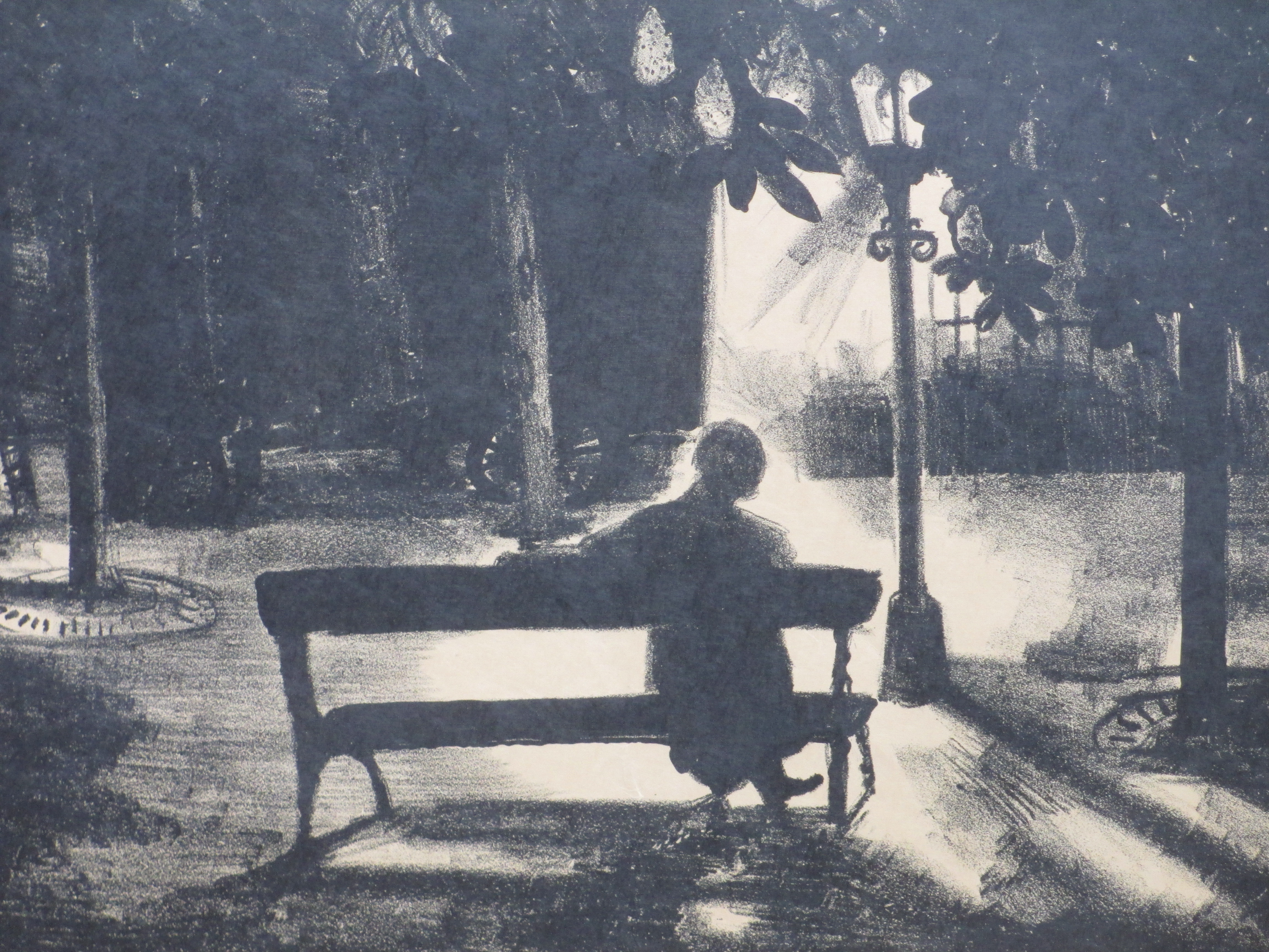 Jeanne Bieruma Oosting - Meditation triste - Litho verkocht voor € 60!