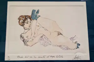 Andre Colpin - Edith, studie naar Egon Schiele kopen? Bied vanaf 40!