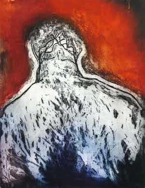 Ad Arma - Kleurenets, A dream in Japan I - Ingelijst verkocht voor € 80!