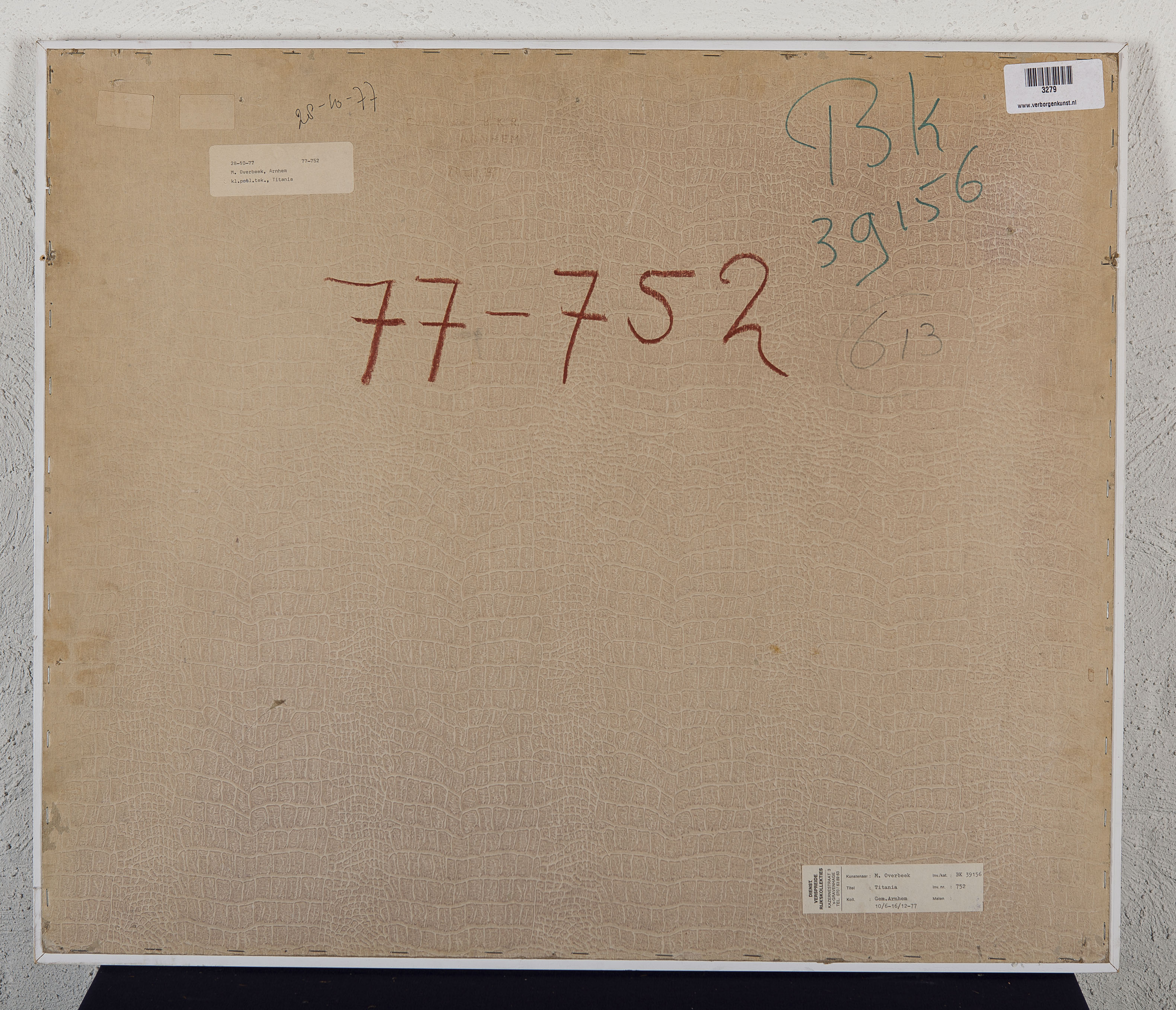 Madelon Overbeek - Titania - Kleurpotlood en goudverf op papier - BKR Arnhem kopen? Bied vanaf 10!