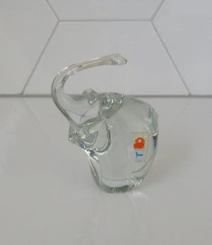 Humppila - Massief kristallen Presse Papier van een Olifant kopen? Bied vanaf 20!