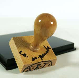 A.R. Penck - Handgesigneerde en genummerde stempel verkocht voor € 1!