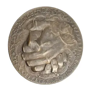 Lambertus Zijl - C van der Hoef- penning - 1923 kopen? Bied vanaf 75!