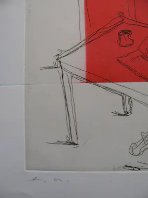 Markus Lüpertz - BÜCHNER DICHTET DANTONS TOD 1988 signiert - kopen? Bied vanaf 400!